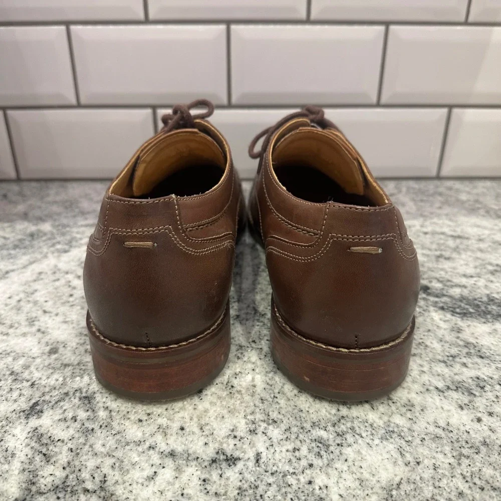 Johnston & Murphy Brown Leather Oxford Dress‎ Shoes Mens Sz 11.5